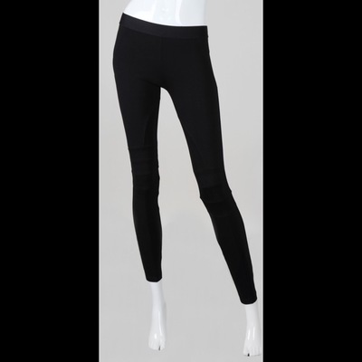 Black moto leggings