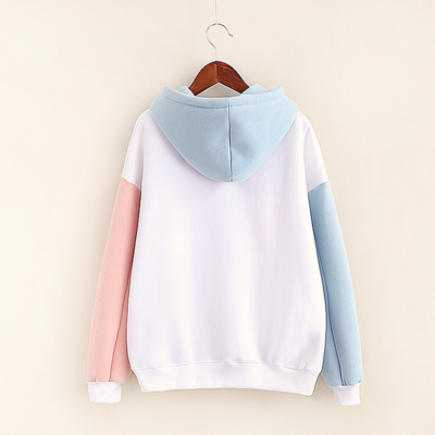 Harajuku cat fight hoodies