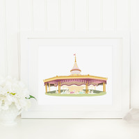 Prince Charming's Regal Carousel Print - Thumbnail 1