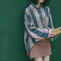 OVERSIZE RETRO STRIPED SHIRT-2