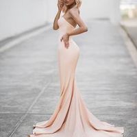 Sweetheart champagne long prom dress,formal dress - Thumbnail 3