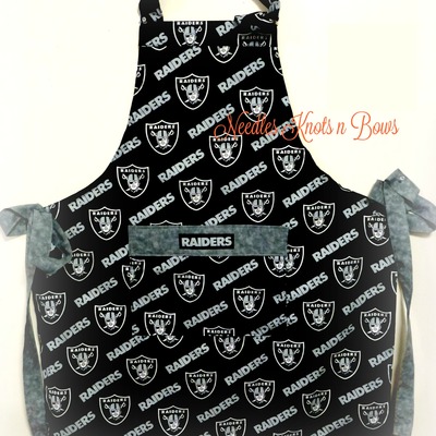 Las vegas - raiders apron with pocket, mens, womens, plus size available. 