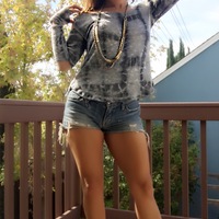 Indie Slit Sleeve Sweater - Thumbnail 1