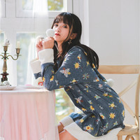 Hooded Long Velvet Dress Candy Girl Clothes - Thumbnail 3