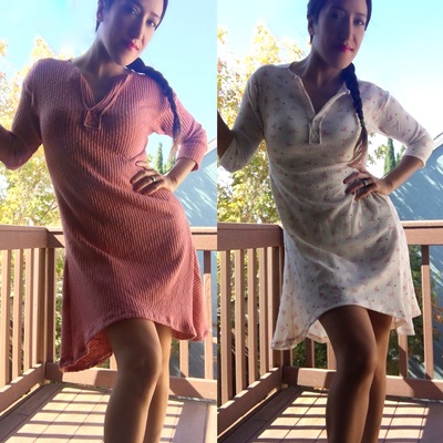 Relaxed Henley Dress