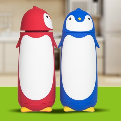 Stainless Steel Mug Cartoon Penguin Creative Lovers Cup Portable Cup