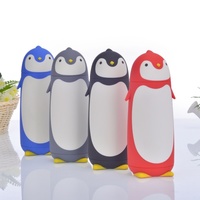 Stainless Steel Mug Cartoon Penguin Creative Lovers Cup Portable Cup - Thumbnail 1