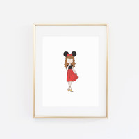Disneybound Minnie 1 Fan (Color Options) - Thumbnail 2