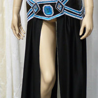 League Of Legends Janna Cosplay Dance Costume Rave Bra Rave Wear Halloween Burlesque Show Girl - Thumbnail 3