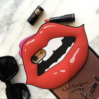 3D Lips TPU iPhone Case - Thumbnail 2