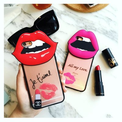 3D Lips TPU iPhone Case
