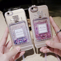 Miss D Glitter Water TPU iPhone Case