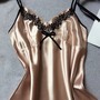 Champagne Satin Nightgown-2