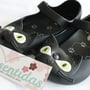 Kitty cat jelly shoes (color black)-2