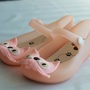 Copy of Kitty cat jelly shoes (Nude)-1