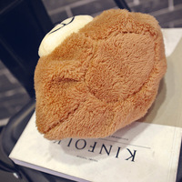 Bear Shoulder Bag New Clip Chain Handbag Mini Cute Bag - Thumbnail 3