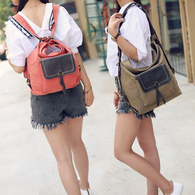 New style handbag large capacity rucksack dual-purpose fashion casual backpack