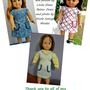 "Housewife" Doll Dress PDF Pattern- Designed to fit 18" Dolls Like AG, OG, MA, etc. - Thumbnail 4