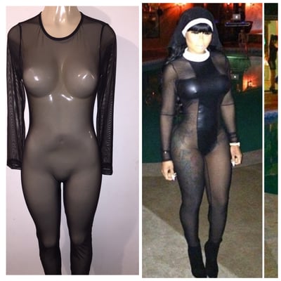 Full body mesh black 