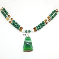 Green Natural Stone Necklaces (4 Styles) - Thumbnail 2