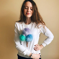 Annabelle Ice cream Puff Sweatshirt - Thumbnail 1