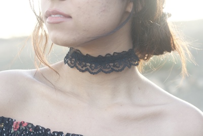 Black Vintage Choker 