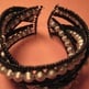 Black Seed Bead Cuff Bracelets - Thumbnail 4