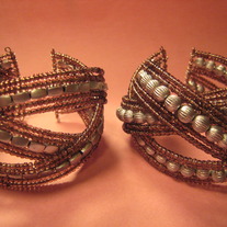 Rodeo Dust Seed Bead Cuff Bracelets