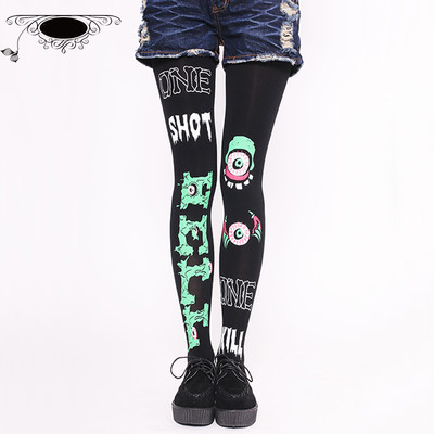 Harajuku eye devil pantyhose - Thumbnail 2