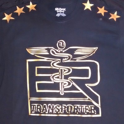 (exclusive) e.r datransporter (black&gold) artist t-shirt. 