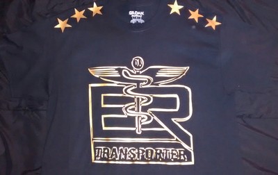 (Exclusive) E.R DaTransporter (Black&Gold) Artist T-shirt. 