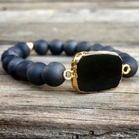 The Black Onyx Bracelet - Thumbnail 1