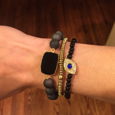 The black onyx bracelet