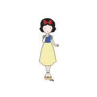 Kiddo Classic Snow White Print - Thumbnail 1