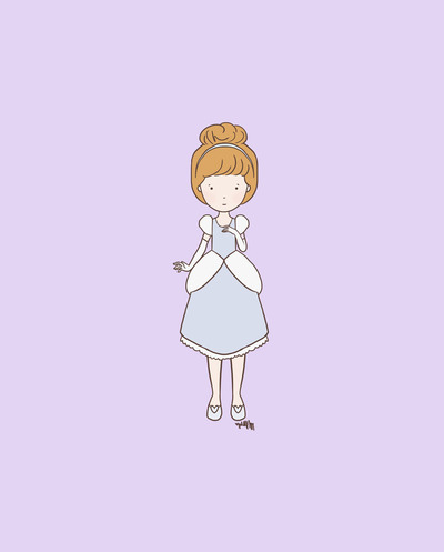 Kiddo Classic Cinderella Print