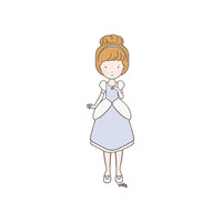 Kiddo Classic Cinderella Print - Thumbnail 1
