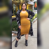 Golden Perfection Bodycon Dress  - Thumbnail 3