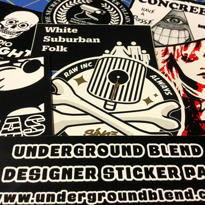 Underground blend - a designer sticker pack - vol09