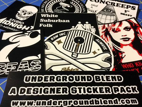 Underground Blend - A Designer Sticker Pack - Vol09
