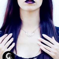 Filigree moon necklace  - Thumbnail 1