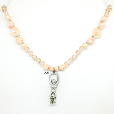 Uterine cancer awareness necklaces (4 styles)