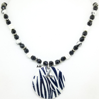 Ehelers-Danlos Syndrome Zebra Shell Necklaces (5 Styles) - Thumbnail 1