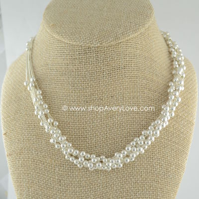 Asymmetrical necklace & matching set ~ genuine sterling silver