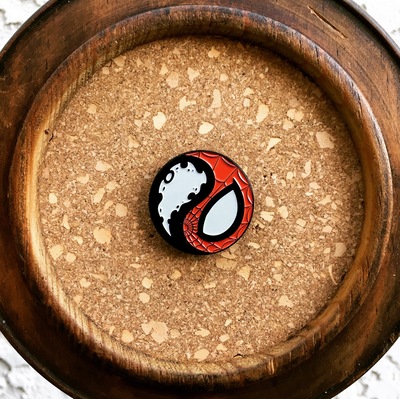 Spidey Venom Yin-Yang Pin