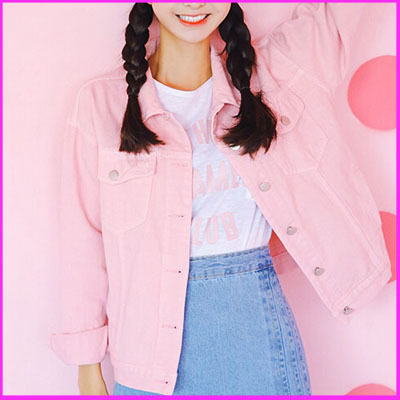 Pinky light jacket