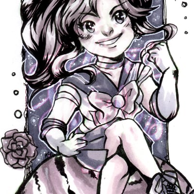 Fanart: sailor jupiter & jupiter - Thumbnail 1