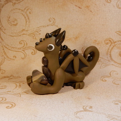 Brown rock dragon