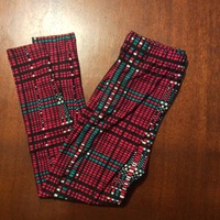 Winter Plaid Leggings - Thumbnail 1