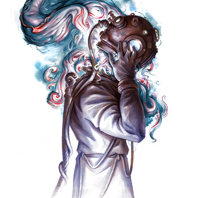 Of the deep (art print)