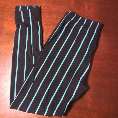 Blue striped leggings - Thumbnail 3